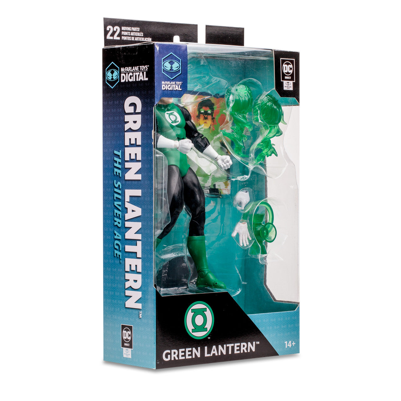 DC Multiverse Green Lantern (The Silver Age) 7" Figure w/McFarlane Toys Digital Collectible