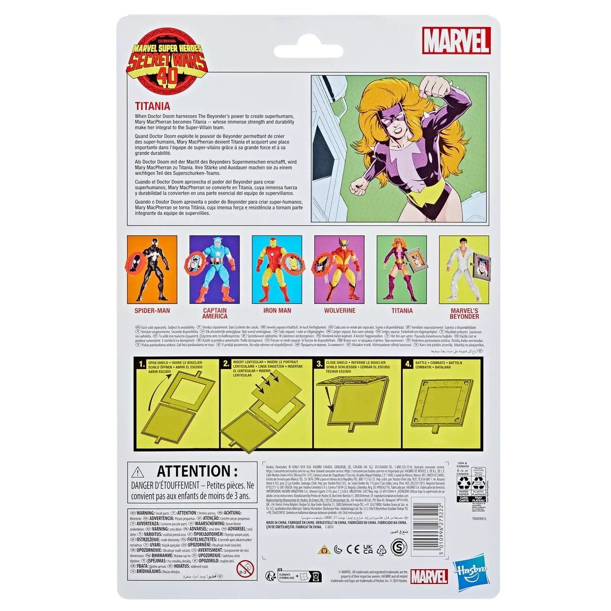 Marvel Legends Series Secret Wars Titania