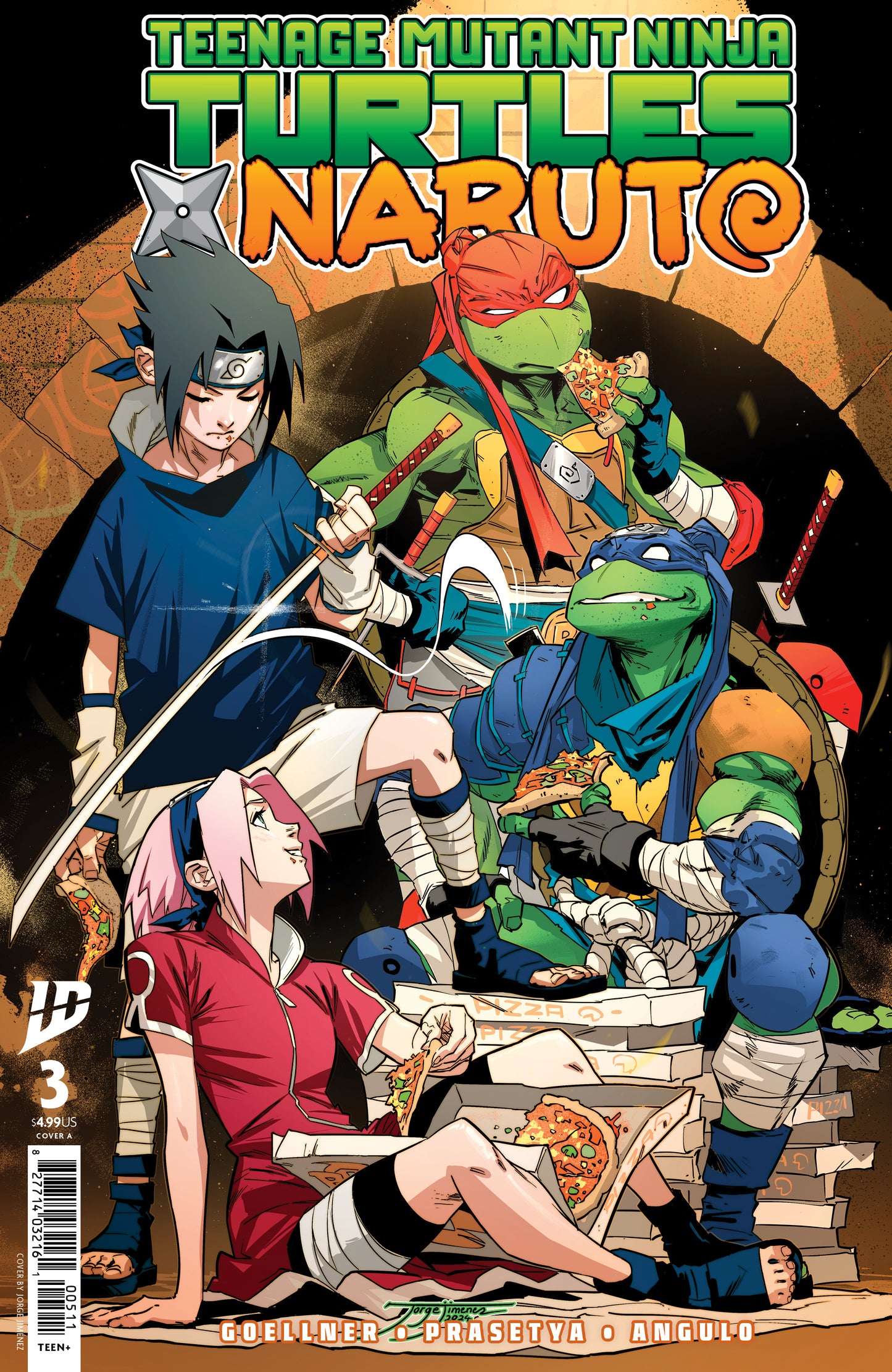 TEENAGE MUTANT NINJA TURTLES X NARUTO #3 (OF 4)