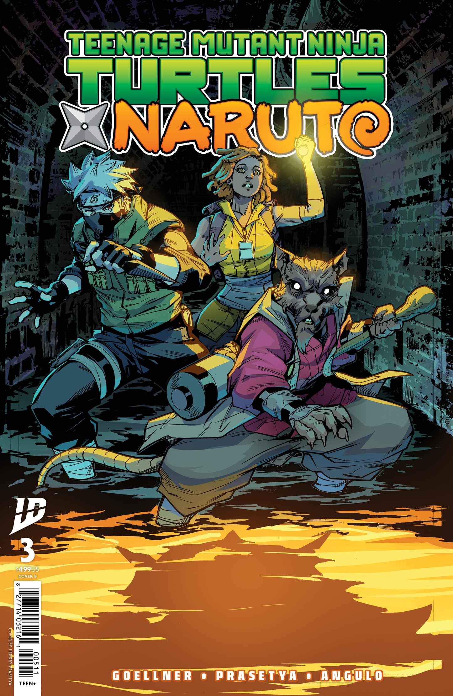 TEENAGE MUTANT NINJA TURTLES X NARUTO #3 (OF 4)