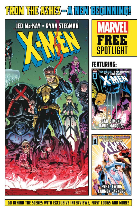 X-MEN: FROM THE ASHES SAMPLER #1
