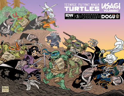 TEENAGE MUTANT NINJA TURTLES/USAGI YOJIMBO: WHEREWHEN #3 (2023)