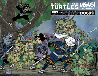 TEENAGE MUTANT NINJA TURTLES/USAGI YOJIMBO: WHEREWHEN #2 (2023)