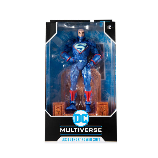 DC Multiverse Lex Luthor Power Suit Blue: Justice League: The Darkseid War