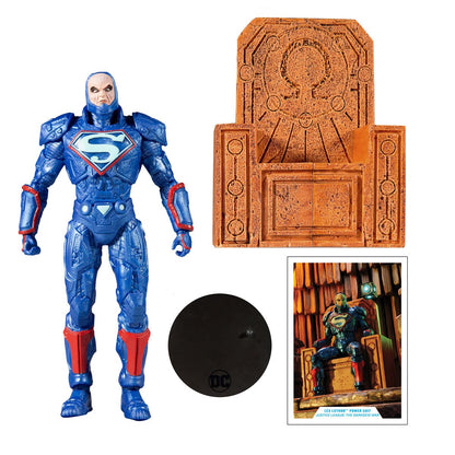 DC Multiverse Lex Luthor Power Suit Blue: Justice League: The Darkseid War