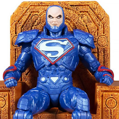 DC Multiverse Lex Luthor Power Suit Blue: Justice League: The Darkseid War