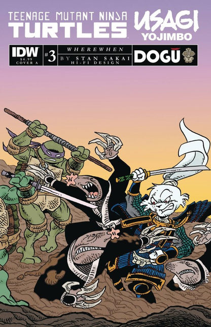 TEENAGE MUTANT NINJA TURTLES/USAGI YOJIMBO: WHEREWHEN #3 (2023)