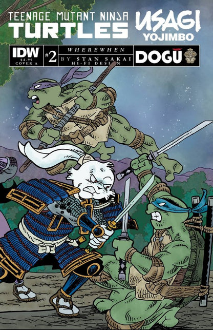 TEENAGE MUTANT NINJA TURTLES/USAGI YOJIMBO: WHEREWHEN #2 (2023)